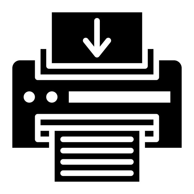 Send To Printer icon vector image Can be used for Printing