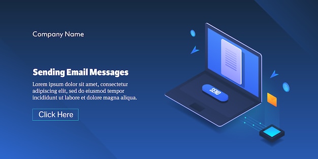 Sending email message banner