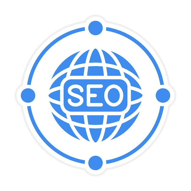 seo network icon vector image can be used for web marketing