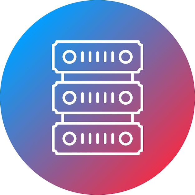 Server icon vector image Can be used for Catering
