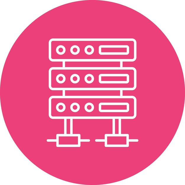 server icon vector image can be used for no code