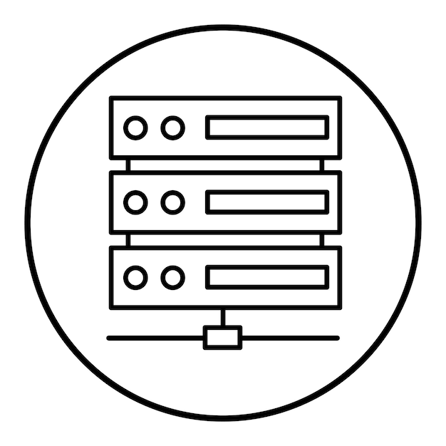 Server vector icon Can be used for SEO and SEM iconset