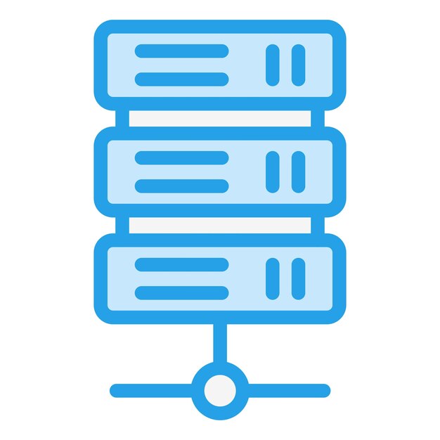 Server Vector Icon Design Illustration