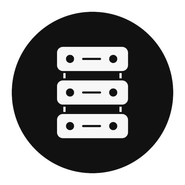 Server Vector Illustration