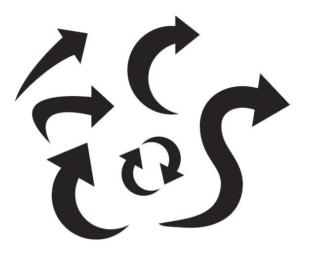 Set black Arrows