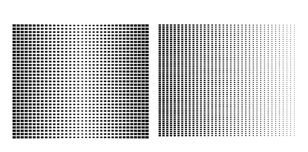 Set Design elements Halftone dot pattern on white background Vector illustration eps 10 frame with black abstract random dots for technology big data theme grunge cover page about hitech IT