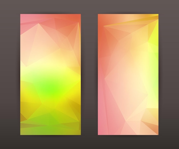 Set flyer background modern blurry design13