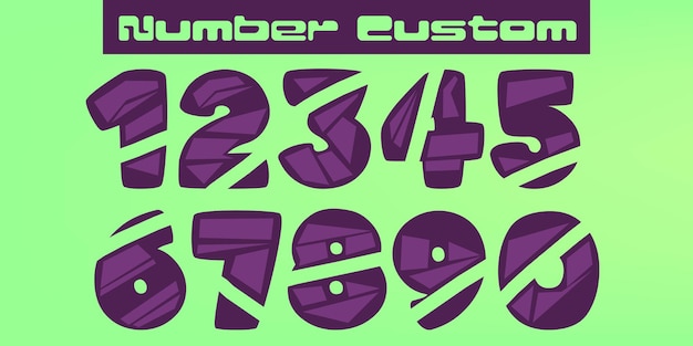 set numbers custom with a variety of the latest models 71