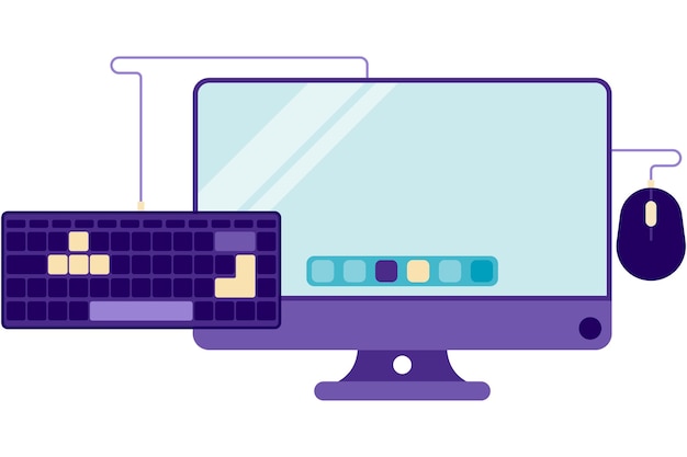 Set Of Computer Devices