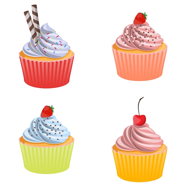 Set of Cupcakes