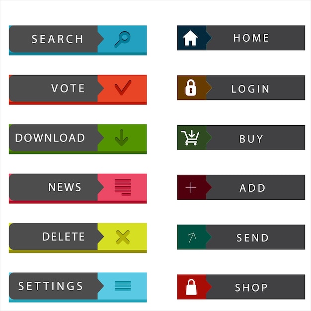 set of read more icons button design colorful read more button pack for website ads ui and proje
