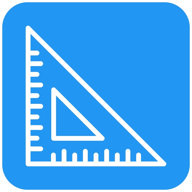 set square vector icon design illustration