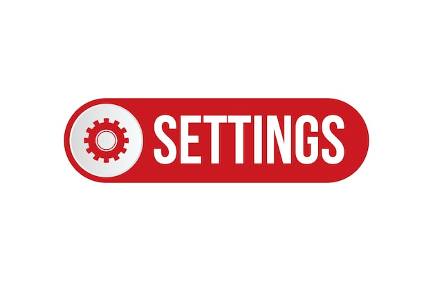 Settings icon Settings Rubber Stamp Seal Vector