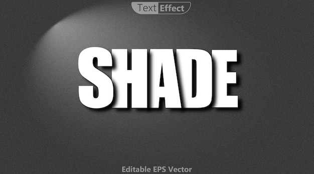shade text effect with spotlight