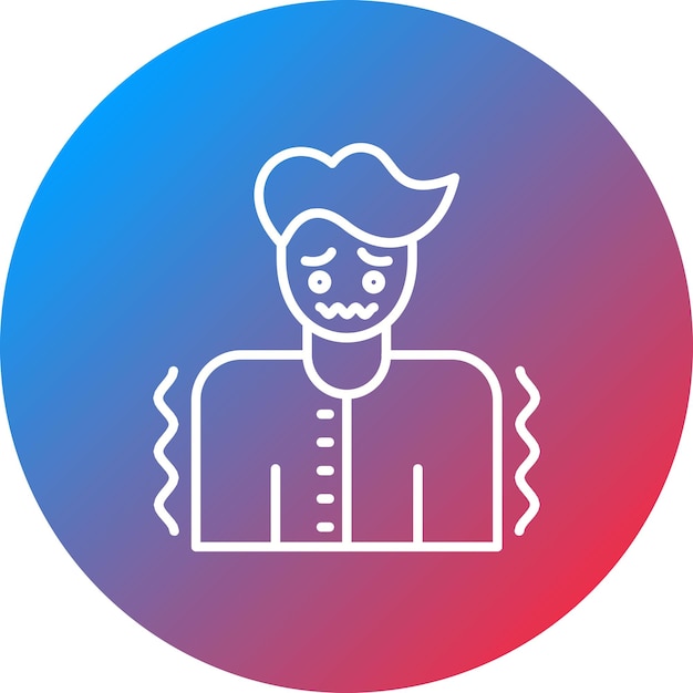 Shaking icon vector image Can be used for Disorder
