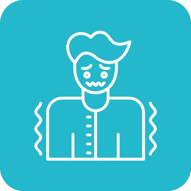 Shaking icon vector image Can be used for Disorder