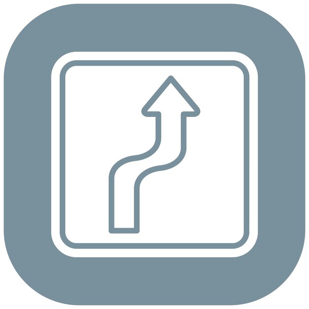 Sharp Bend Vector Illustration Style