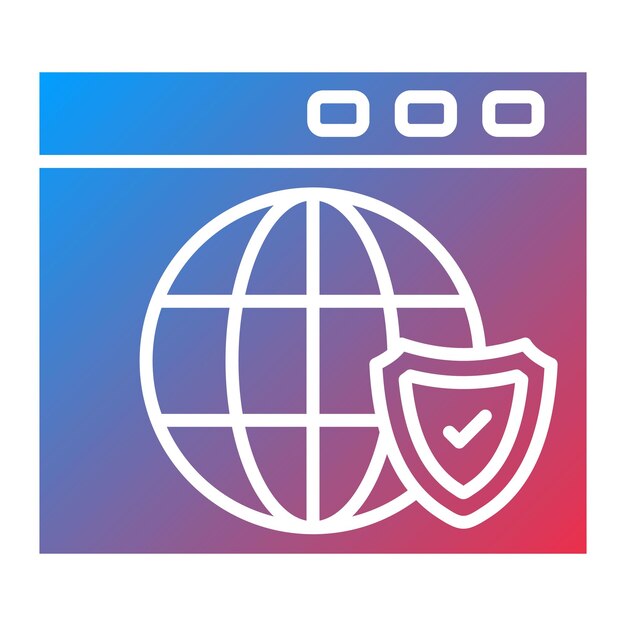 shield icon vector image can be used for seo and sem