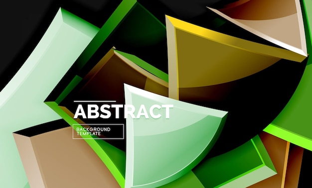 Shiny style geometric background