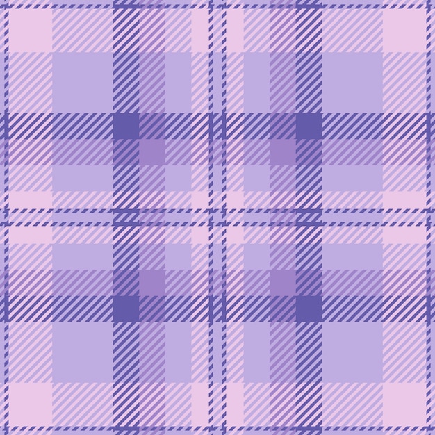 short vector check fabric difficult seamless plaid background 30s tartan textile texture pattern in light and indigo colors