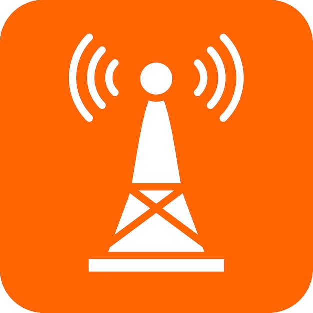 Signal Tower Icon Style