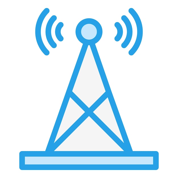 Signal tower Vector Icon Design Illustration
