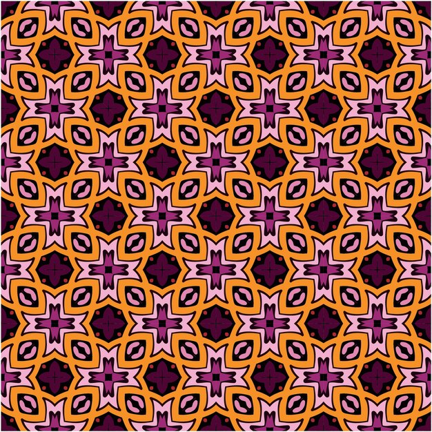 simple abstract pattern in ethnic style