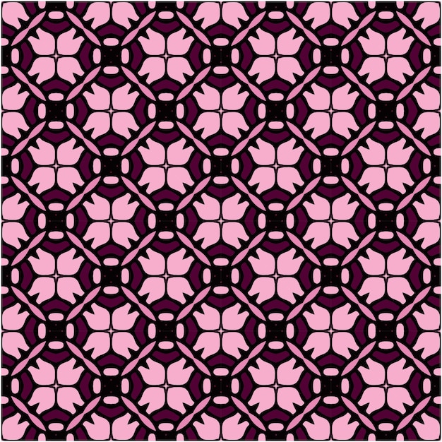 Simple abstract pattern in ethnic style