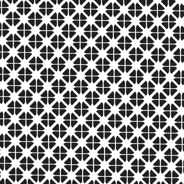 Simple black and white pattern vector