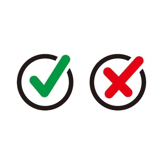 Simple Flat Checkbox Icon Illustration Design