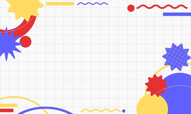 simple geomtric grid vector background