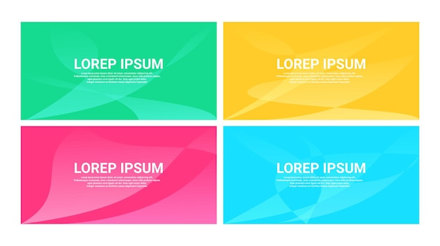 Simple Minimalistic Colorfull Gradient Background