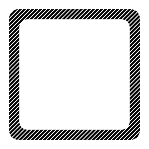 simple vector rectangle frame or background square shape