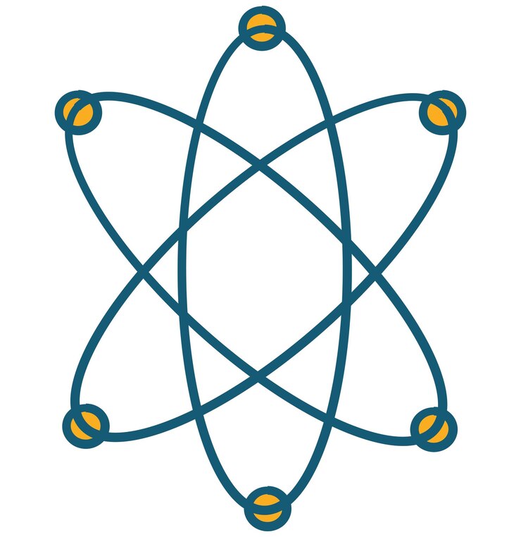 Vektori simplified atomic structure