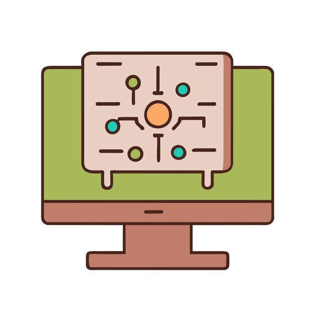 simulation vector graphics illustration EPS source file format lossless scaling icon design