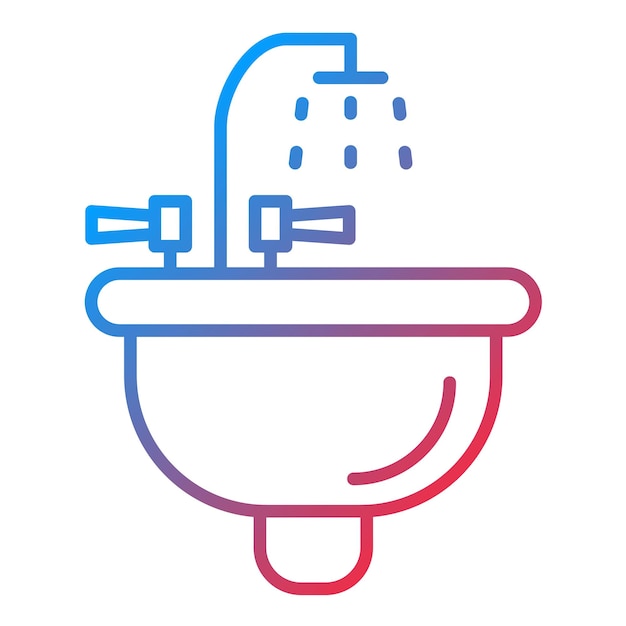 Sink icon vector image Can be used for Hygiene Routine