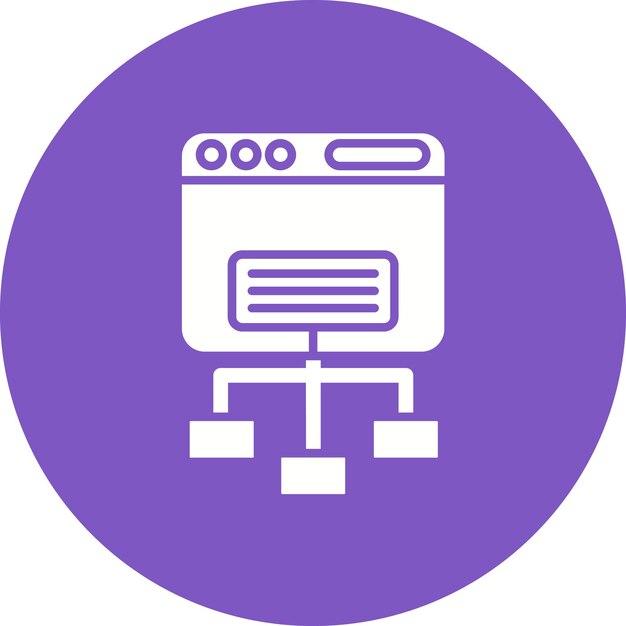 Sitemap icon vector image Can be used for Internet Marketing
