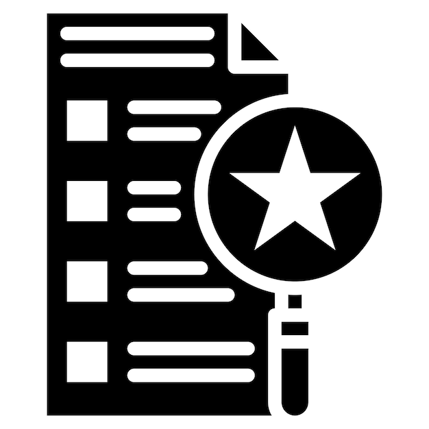skills assessment icon vector image can be used for hiring process