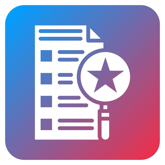 skills assessment icon vector image can be used for hiring process