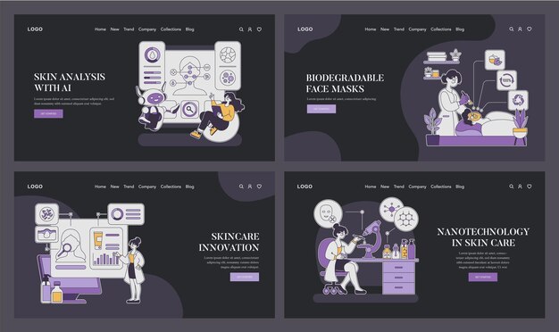 Skincare innovation set advances in smart skin patches online dermatology ecofriendly packaging and