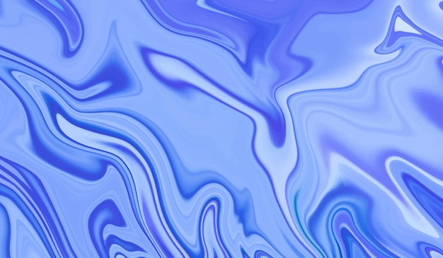 Sky blue colorful liquid background with smooth and glossy wave
