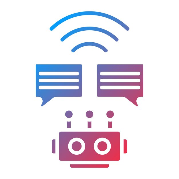 Smart Chat Bot icon vector image Can be used for Artificial Intelligence