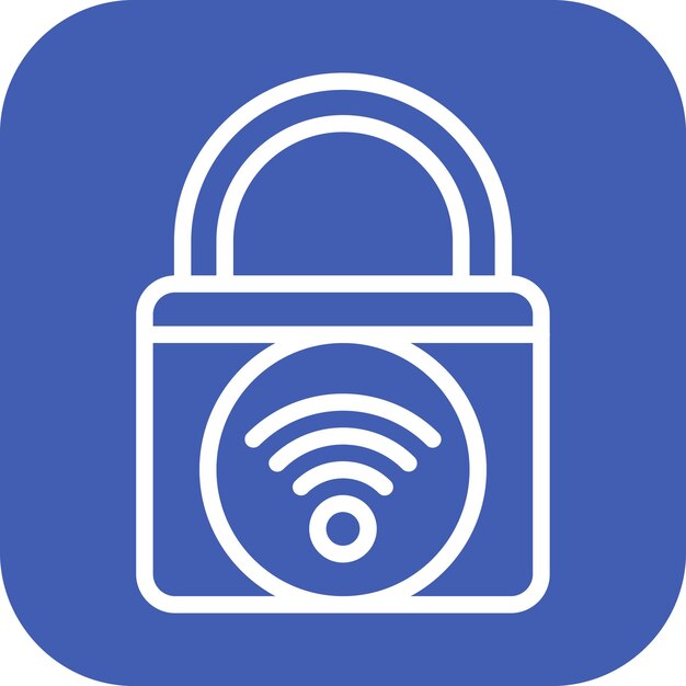 Smart Lock icon vector image Can be used for Biometrics
