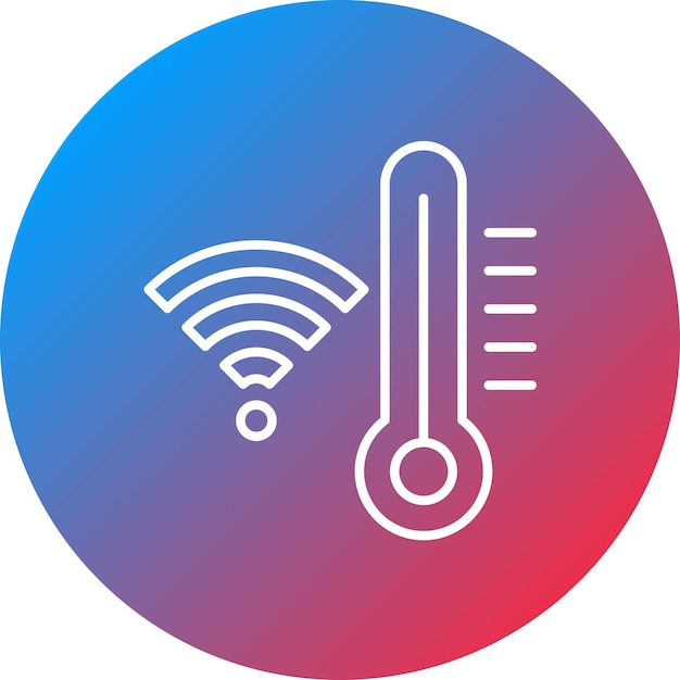 Smart Temperature icon vector image Can be used for Smart Home