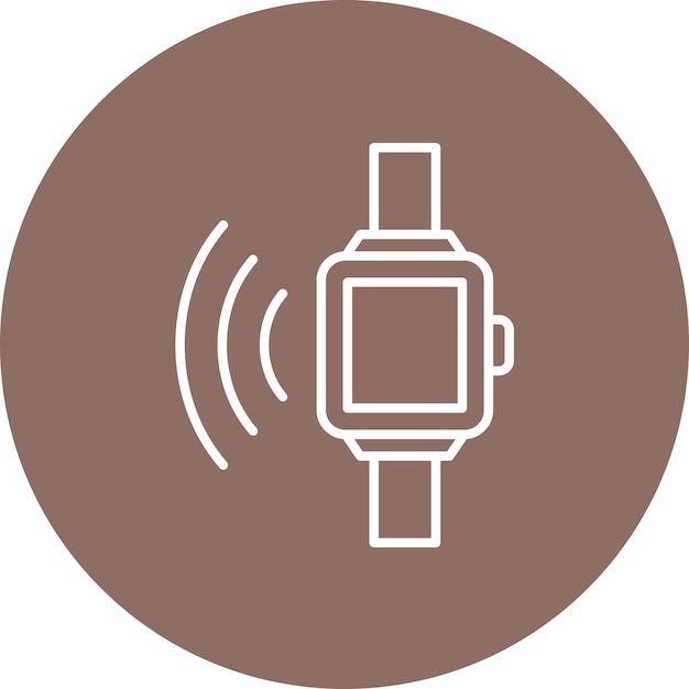 smart watch icon vector image can be used for artificial intelligence