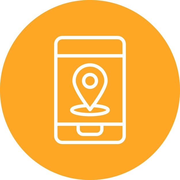 Smartphone vector icon illustration of Business iconset