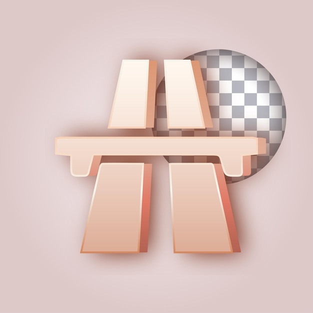 Smooth Butter Color Effect Bridge Icon with Customizable Background