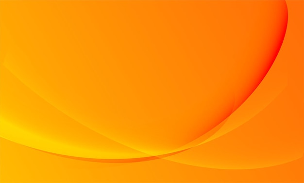 smooth orange wave abstract background abstract gradient orange background vector