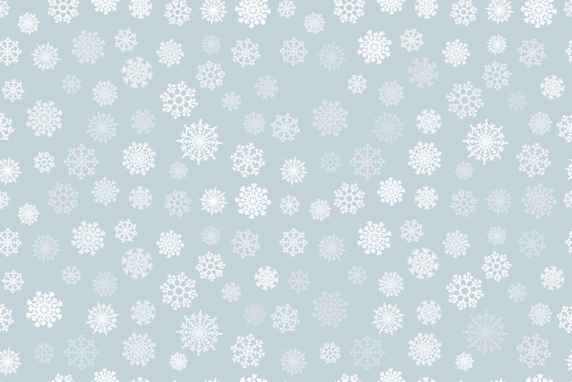 Snow flake Christmas seamless pattern delicate dusty color