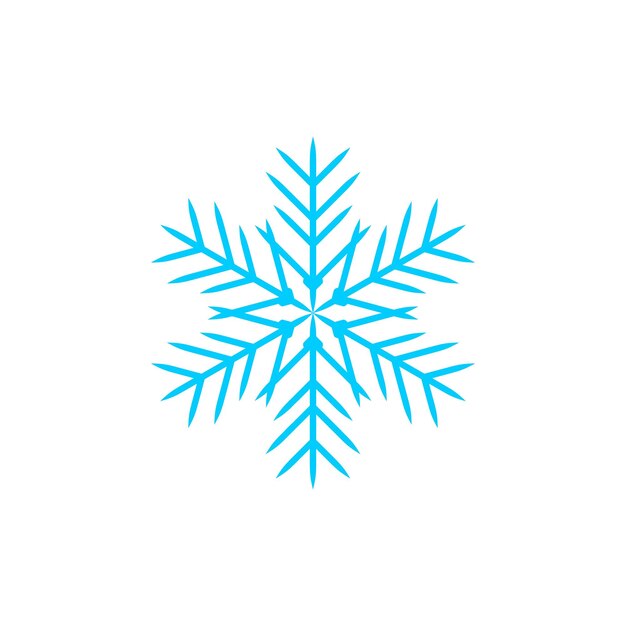 snow set with snowflake element template